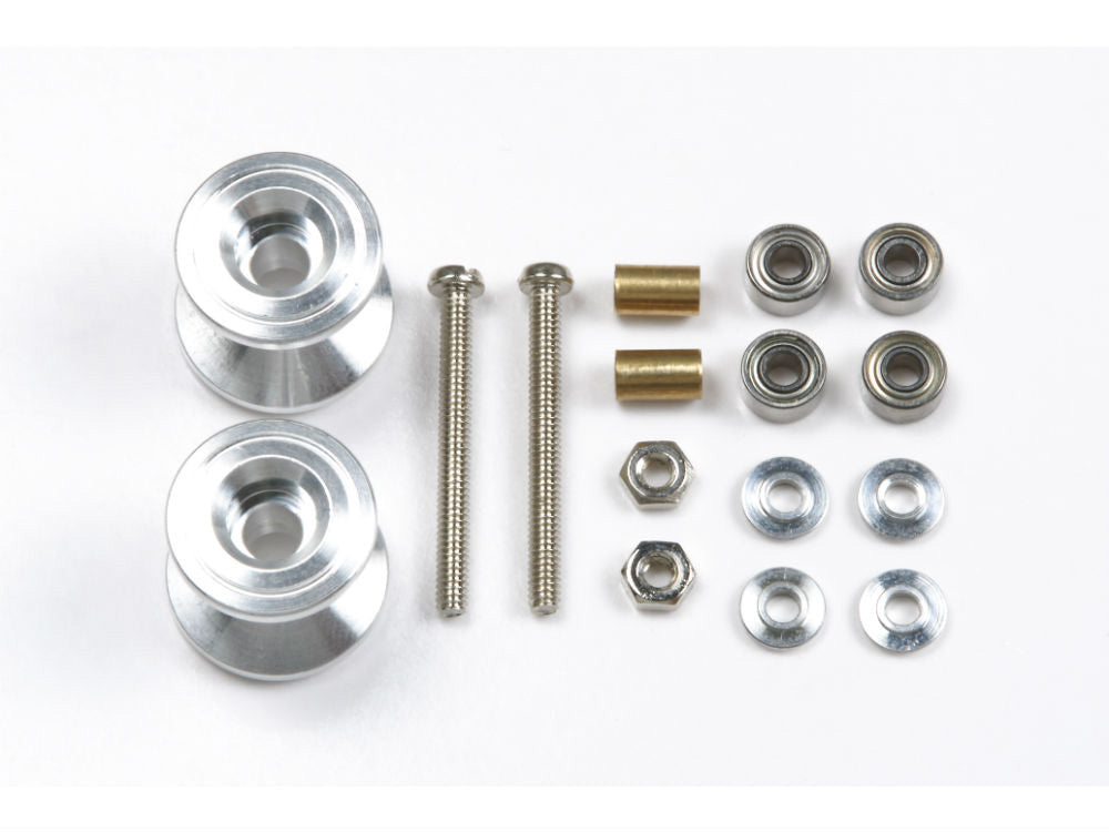 TAMIYA 15398 Double Aluminum Rollers (13-12mm) official product image 1