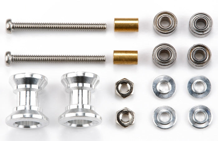TAMIYA 15403 Double Aluminum Rollers (9-8mm) official product image 1