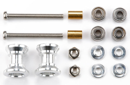 TAMIYA 15403 Double Aluminum Rollers (9-8mm) official product image 1
